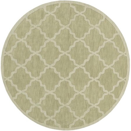 Artistic Weavers Central Park Abbey Round Handloomed Area Rug- Sage - 7 ft. 9 in. AWHP4016-79RD